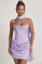 Sheath Satin Homecoming Dress