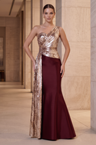 Mermaid Sequin Evening Gown