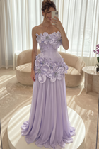 A-Line Chiffon Formal Gown