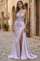 Mermaid Satin Prom Dress