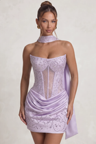 Sheath Satin Homecoming Dress