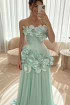 A-Line Chiffon Formal Gown