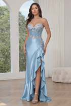 Mermaid Satin Prom Dress — Sweetheart