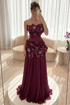 A-Line Chiffon Formal Gown
