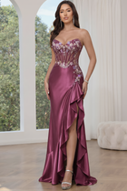 Mermaid Satin Prom Dress — Sweetheart