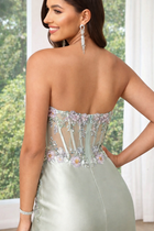 Mermaid Satin Prom Dress — Sweetheart
