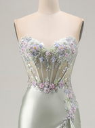 Mermaid Satin Prom Dress — Sweetheart