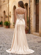 Mermaid Satin Prom Dress