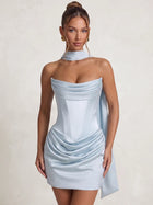 Sheath Satin Homecoming Dress