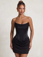 Sheath Satin Homecoming Dress