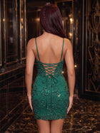 Sheath Lace Homecoming Dress