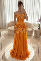 A-Line Chiffon Formal Gown