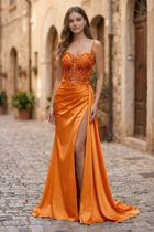 Mermaid Satin Prom Dress