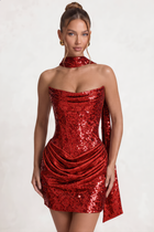 Sheath Satin Homecoming Dress