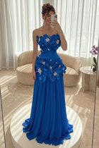 A-Line Chiffon Formal Gown