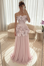 A-Line Chiffon Formal Gown