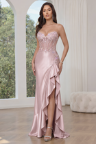 Mermaid Satin Prom Dress — Sweetheart