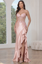 Mermaid Satin Prom Dress — Sweetheart