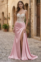 Mermaid Satin Prom Dress