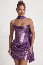 Sheath Satin Homecoming Dress