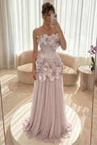 A-Line Chiffon Formal Gown