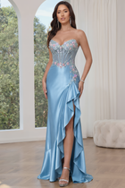 Mermaid Satin Prom Dress — Sweetheart