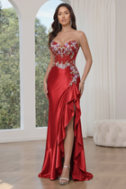 Mermaid Satin Prom Dress — Sweetheart