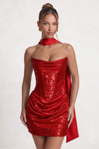 Sheath Satin Homecoming Dress