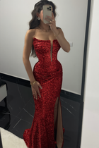 Mermaid Sequin Evening Gown — Considered
