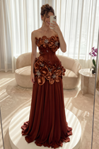 A-Line Chiffon Formal Gown