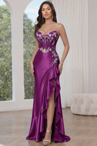 Mermaid Satin Prom Dress — Sweetheart