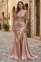 Mermaid Satin Prom Dress