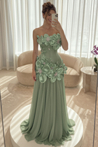 A-Line Chiffon Formal Gown