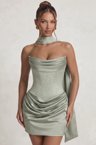 Sheath Satin Homecoming Dress