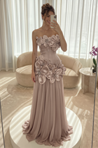 A-Line Chiffon Formal Gown