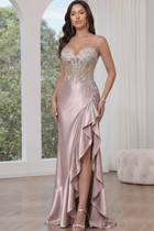 Mermaid Satin Prom Dress — Sweetheart
