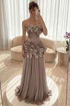 A-Line Chiffon Formal Gown