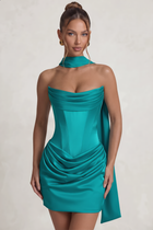 Sheath Satin Homecoming Dress