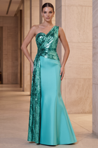 Mermaid Sequin Evening Gown