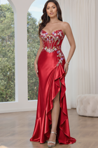 Mermaid Satin Prom Dress — Sweetheart