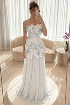 A-Line Chiffon Formal Gown