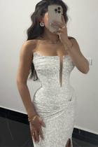 Mermaid Sequin Evening Gown — Considered