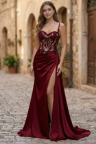 Mermaid Satin Prom Dress