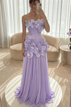 A-Line Chiffon Formal Gown