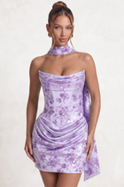 Sheath Satin Homecoming Dress