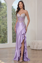 Mermaid Satin Prom Dress — Sweetheart