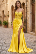 Mermaid Satin Prom Dress