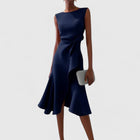 Asymmetrical Draped Dress
