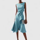 Asymmetrical Draped Dress
